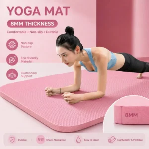 Yoga Pilates Home Workout Exercise Mat