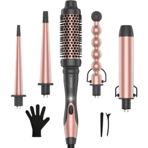 5 In 1 Curling Iron Wand Set