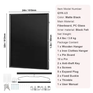 Jersey Display / Sports Card Display Frame Case
