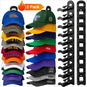 Multi Layer Plastic Wall Hat Organizer